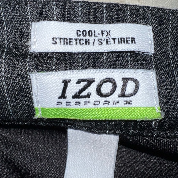 Izod Cool FX Striped Stretch Golf Skort - Picture 6 of 11